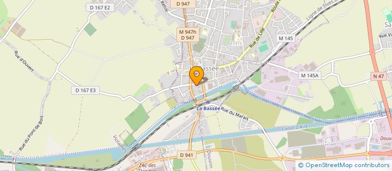 localisation de l'entreprise L'EMPREINTE  LA BASSEE