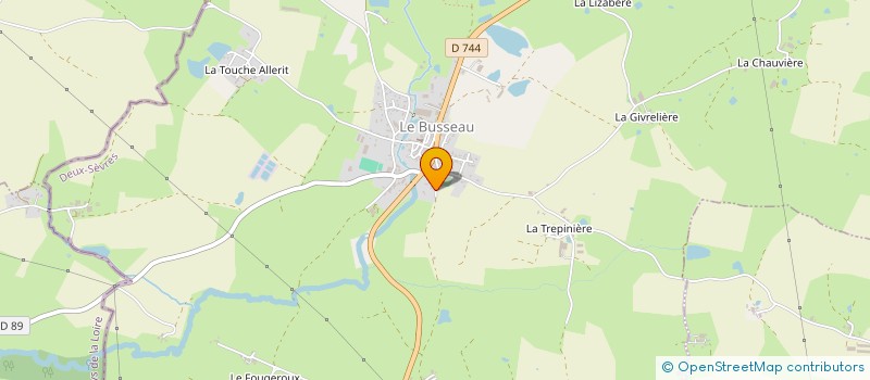 localisation de l'entreprise L'EMPREINTE  LE BUSSEAU