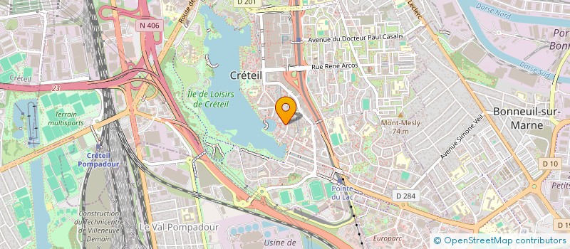 localisation de l'entreprise L'EMPREINTE  CRETEIL