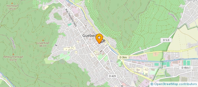 localisation de l'entreprise L'EMPREINTE  GUEBWILLER