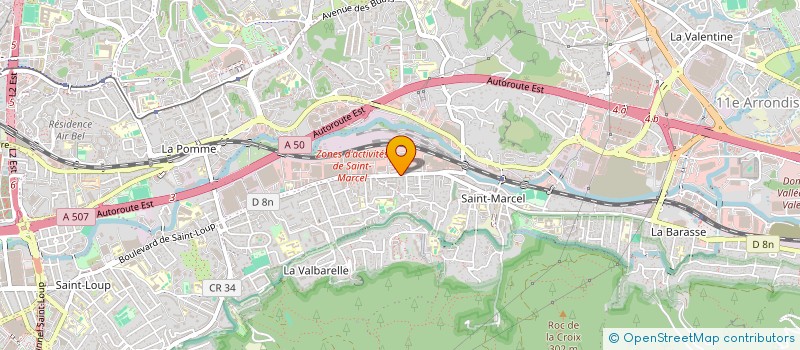 localisation de l'entreprise L'EMPREINTE D'AMBRE à MARSEILLE
