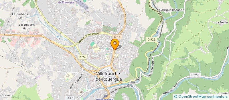 localisation de l'entreprise L'EMPREINTE DE NORA  VILLEFRANCHE-DE-ROUERGUE