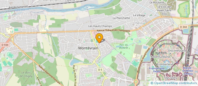 localisation de l'entreprise L'EMPREINTE DE VOTRE SECURITE à MONTEVRAIN