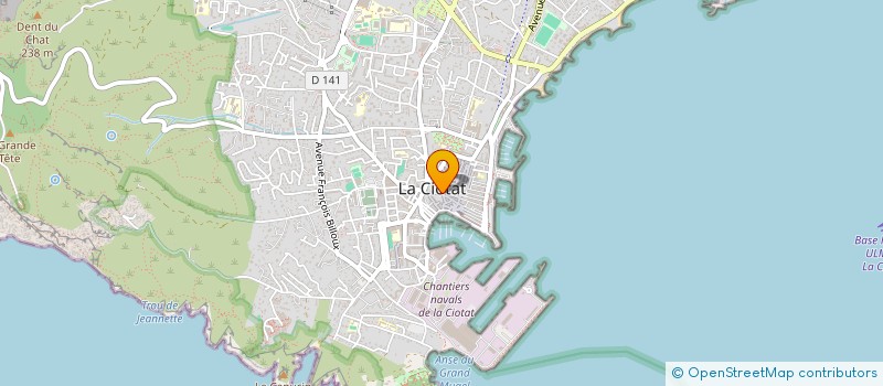 localisation de l'entreprise L'EMPREINTE DU GOUT à LA CIOTAT