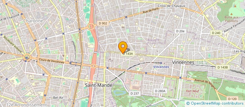 localisation de l'entreprise L'EMPREINTE INVESTS  SAINT-MANDE