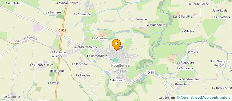 localisation de l'entreprise L'EMPREINTE RECORDS  POUILLE-LES-COTEAUX