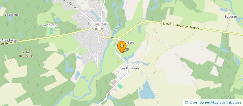 localisation de l'entreprise L'EMPREINTE SEREINE  BRINON-SUR-SAULDRE