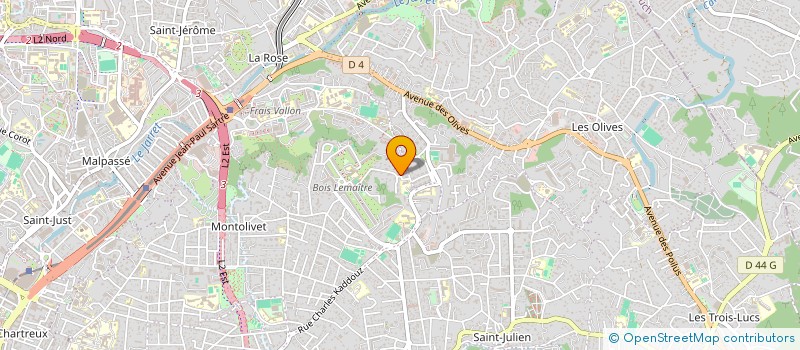 localisation de l'entreprise L'EMPREINTE VERTE à MARSEILLE
