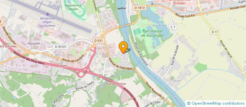 localisation de l'entreprise L'EN-BUT  LE PASSAGE