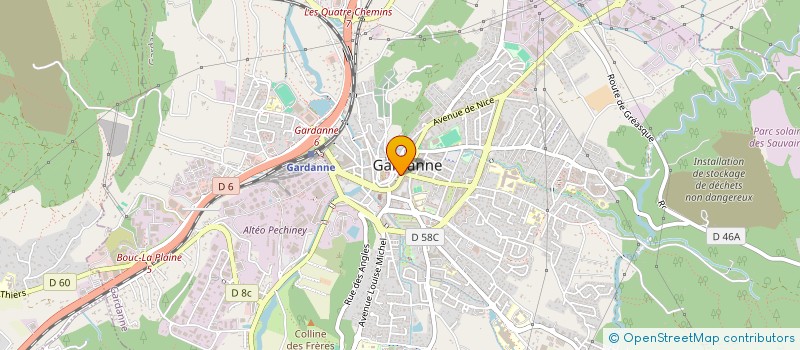 localisation de l'entreprise L'EN.K  GARDANNE