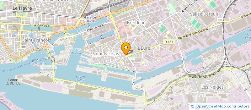 localisation de l'entreprise L'EN'K SUR LE POUCE à LE HAVRE