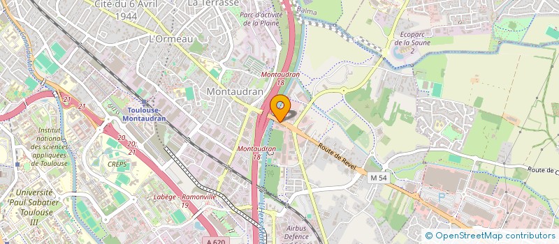 localisation de l'entreprise L'EN MIRAL  TOULOUSE