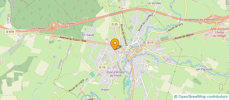 localisation de l'entreprise L'EN-VIE  CHAROLLES