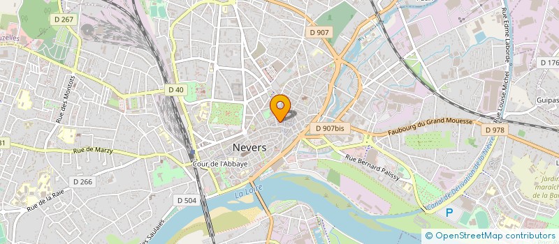 localisation de l'entreprise L'ENCADRERIE à NEVERS