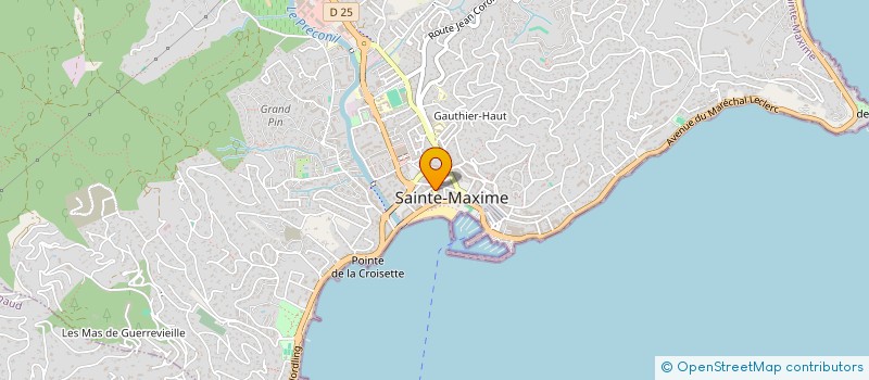 localisation de l'entreprise L'ENCAS à SAINTE-MAXIME