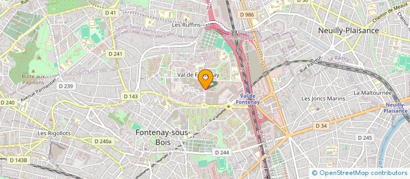 localisation de l'entreprise L'ENCAS à FONTENAY-SOUS-BOIS