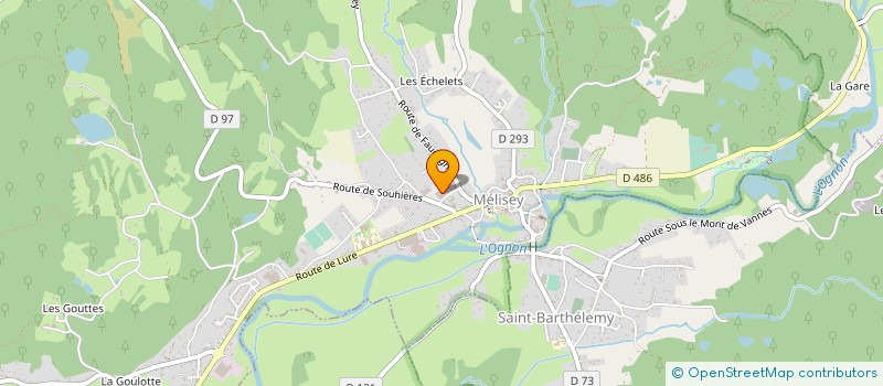 localisation de l'entreprise L'ENCAS DETENTE MELISEY  MELISEY