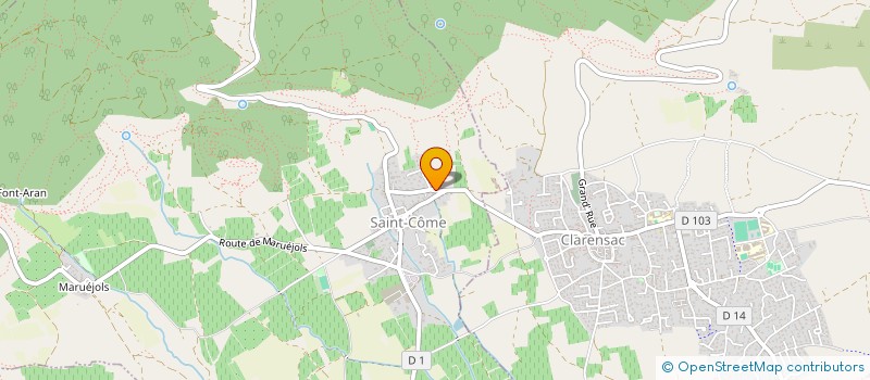 localisation de l'entreprise L'ENCAS HEALTHY  SAINT-COME-ET-MARUEJOLS