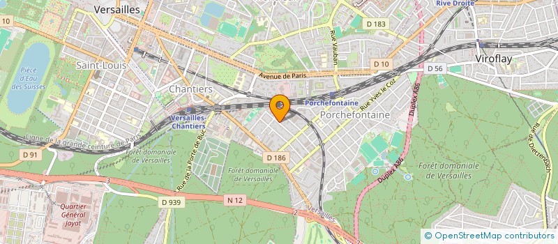 localisation de l'entreprise L'ENCELADE à VERSAILLES