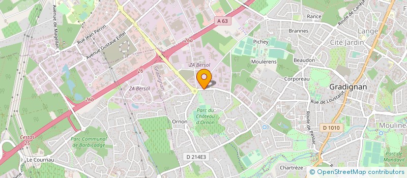 localisation de l'entreprise L ENCHANTEUR  GRADIGNAN