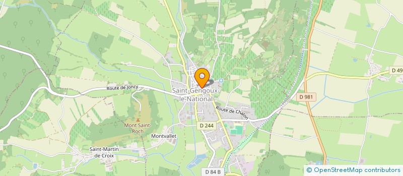localisation de l'entreprise L'ENCHANTEUR à SAINT-GENGOUX-LE-NATIONAL