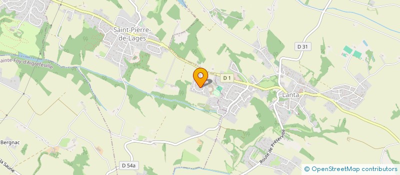 localisation de l'entreprise L'ENCLAUS  SAINT-PIERRE-DE-LAGES