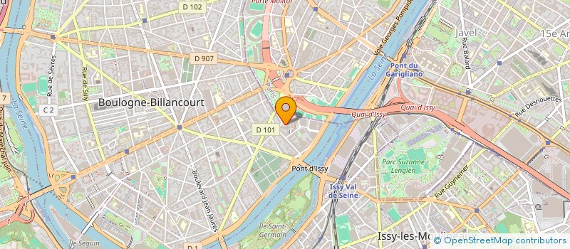 localisation de l'entreprise L'ENCLAVE à BOULOGNE-BILLANCOURT