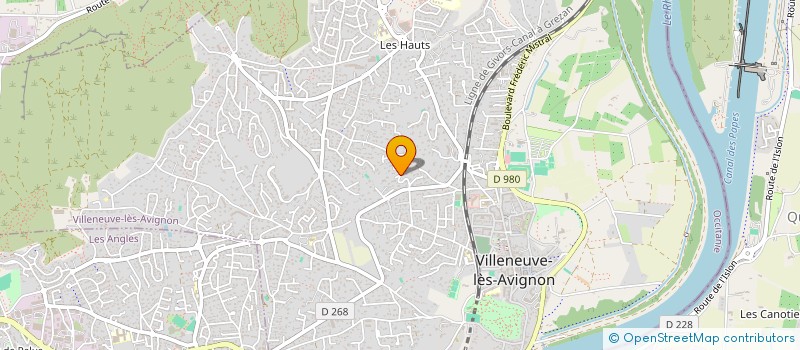 localisation de l'entreprise L'ENCLAVE  VILLENEUVE-LES-AVIGNON