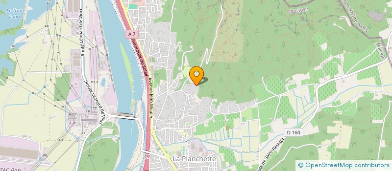 localisation de l'entreprise L'ENCLAVE  BOLLENE