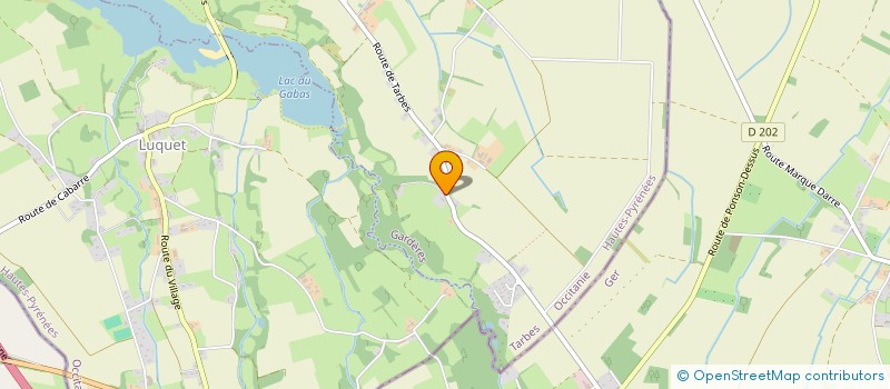 localisation de l'entreprise L'ENCLAVE INSOLITE  GARDERES