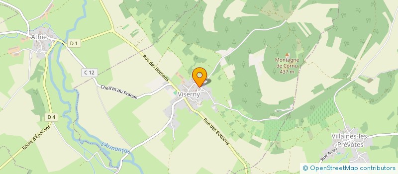 localisation de l'entreprise L'ENCLOS  VISERNY