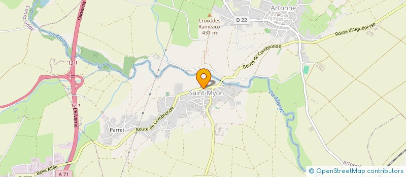 localisation de l'entreprise L'ENCLOS DE SAINT-MYON  SAINT-MYON