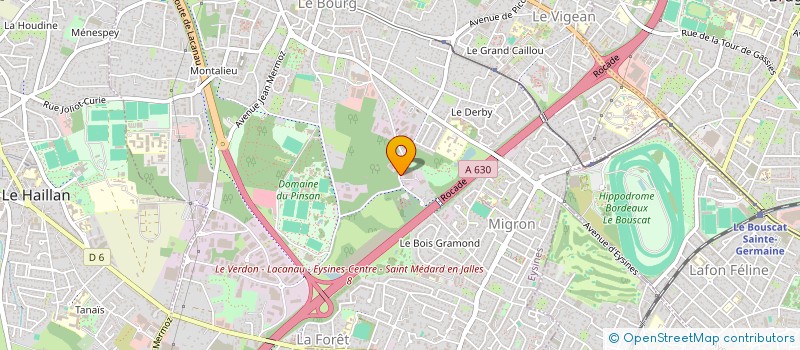 localisation de l'entreprise L'ENCLOS DES VINS  EYSINES