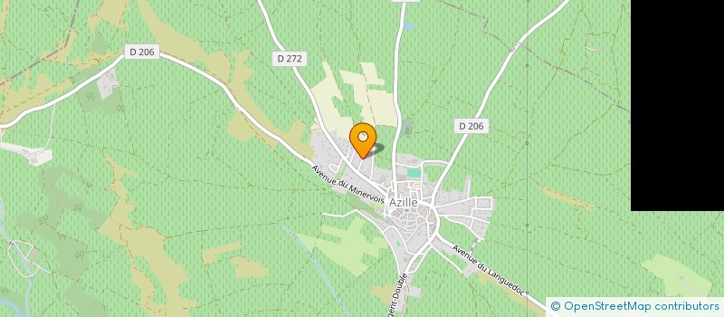 localisation de l'entreprise L'ENCLOS DU PECH BLEU  AZILLE