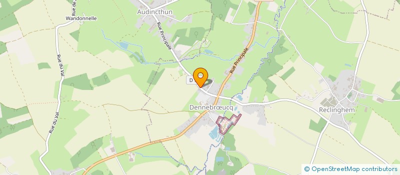 localisation de l'entreprise L'ENCLOS MERLOT  DENNEBRUCQ