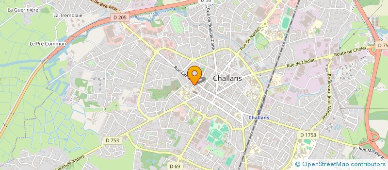 localisation de l'entreprise L'ENCLOSE à CHALLANS