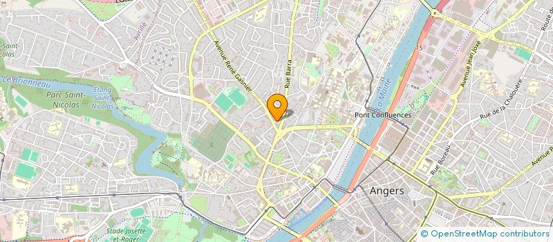 localisation de l'entreprise L'ENCRE DES COQUELICOTS à ANGERS