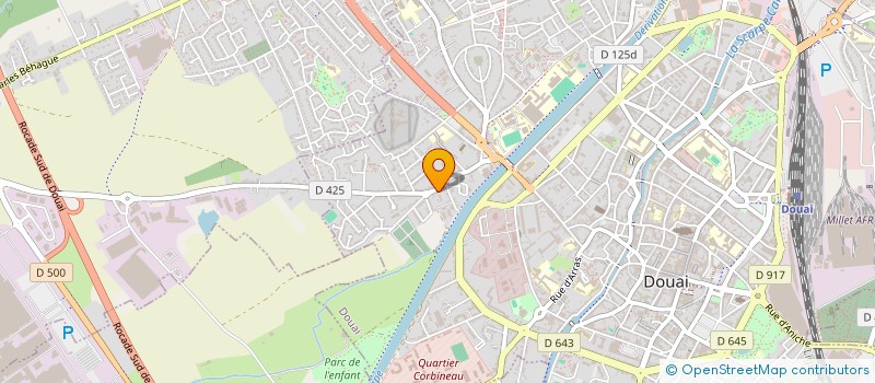 localisation de l'entreprise L'ENCRE DES CYTISES à DOUAI