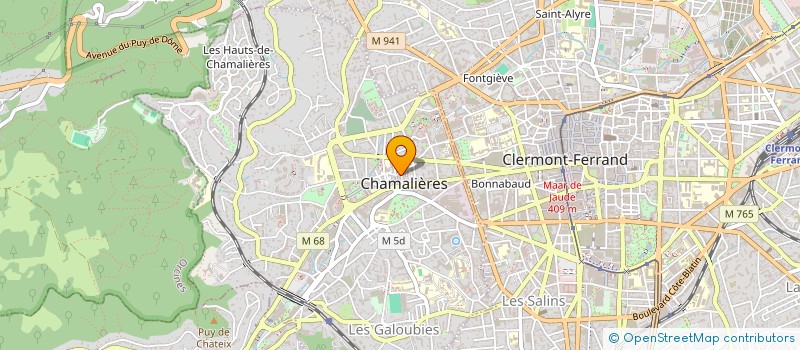 localisation de l'entreprise L ENCRE EST LUMIERE à CHAMALIERES