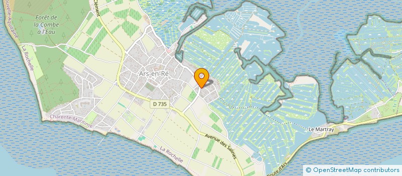 localisation de l'entreprise L'ENCRE GALERIE  ARS-EN-RE