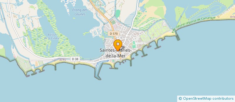 localisation de l'entreprise L'ENCRE MARINE  SAINTES-MARIES-DE-LA-MER