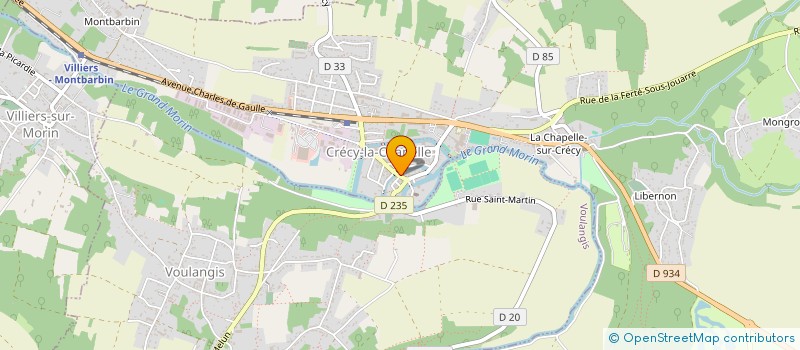 localisation de l'entreprise L ENCRE SYMPATHIQUE  CRECY-LA-CHAPELLE