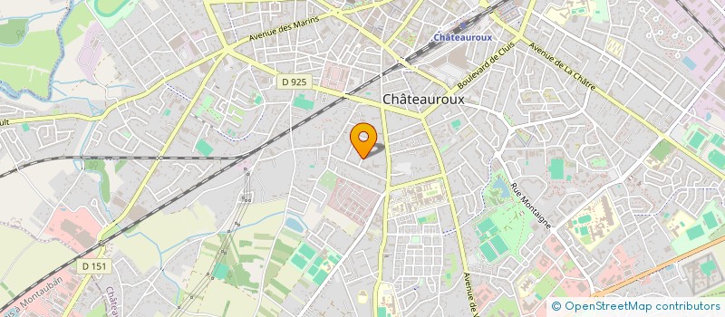 localisation de l'entreprise L ENCRELUMIERE à CHATEAUROUX