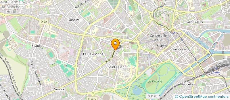 localisation de l'entreprise L'ENCRENAGE à CAEN