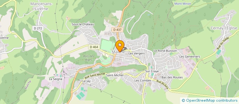 localisation de l'entreprise L'ENCRIER  MAICHE