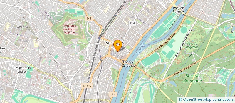 localisation de l'entreprise L'ENCRIER à SURESNES