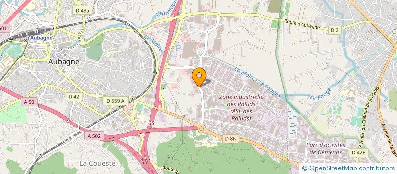 localisation de l'entreprise L'ENDROIT à AUBAGNE