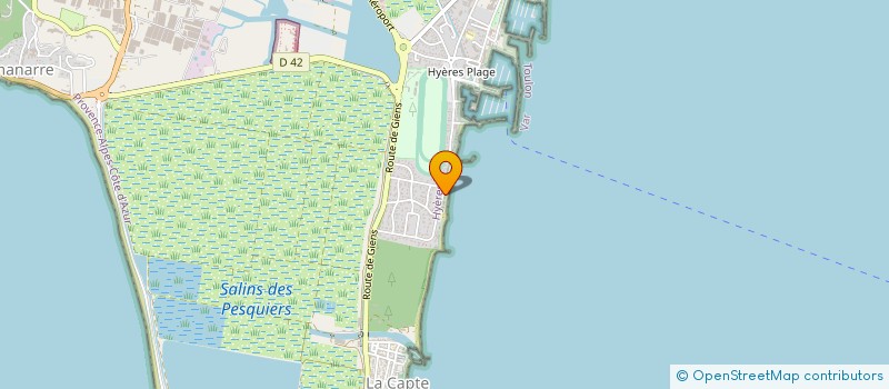 localisation de l'entreprise L'ENDROIT à HYERES