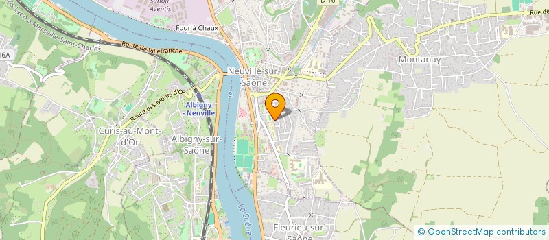 localisation de l'entreprise L'ENDROIT  NEUVILLE-SUR-SAONE