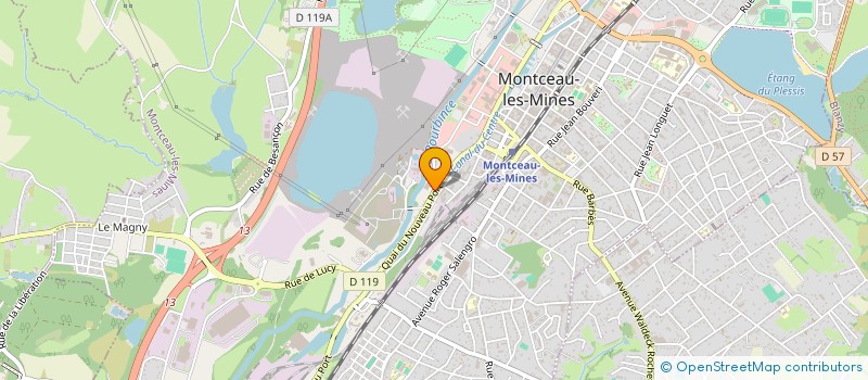 localisation de l'entreprise L'ENDROIT à MONTCEAU-LES-MINES